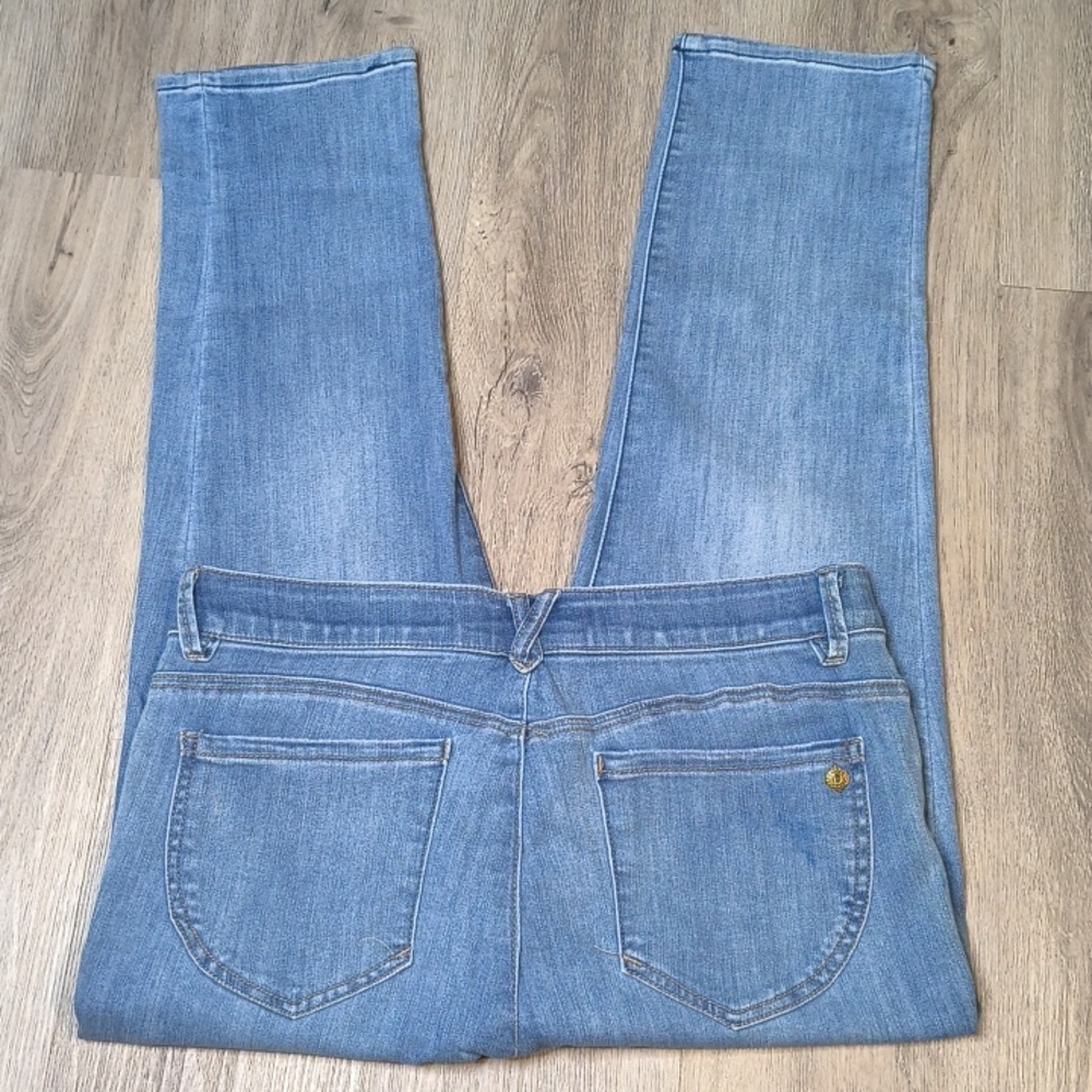 High Rise Jegging w/26.5" Inseam Stretch Jeans Democracy Size 14 sac320 - Picture 3 of 5
